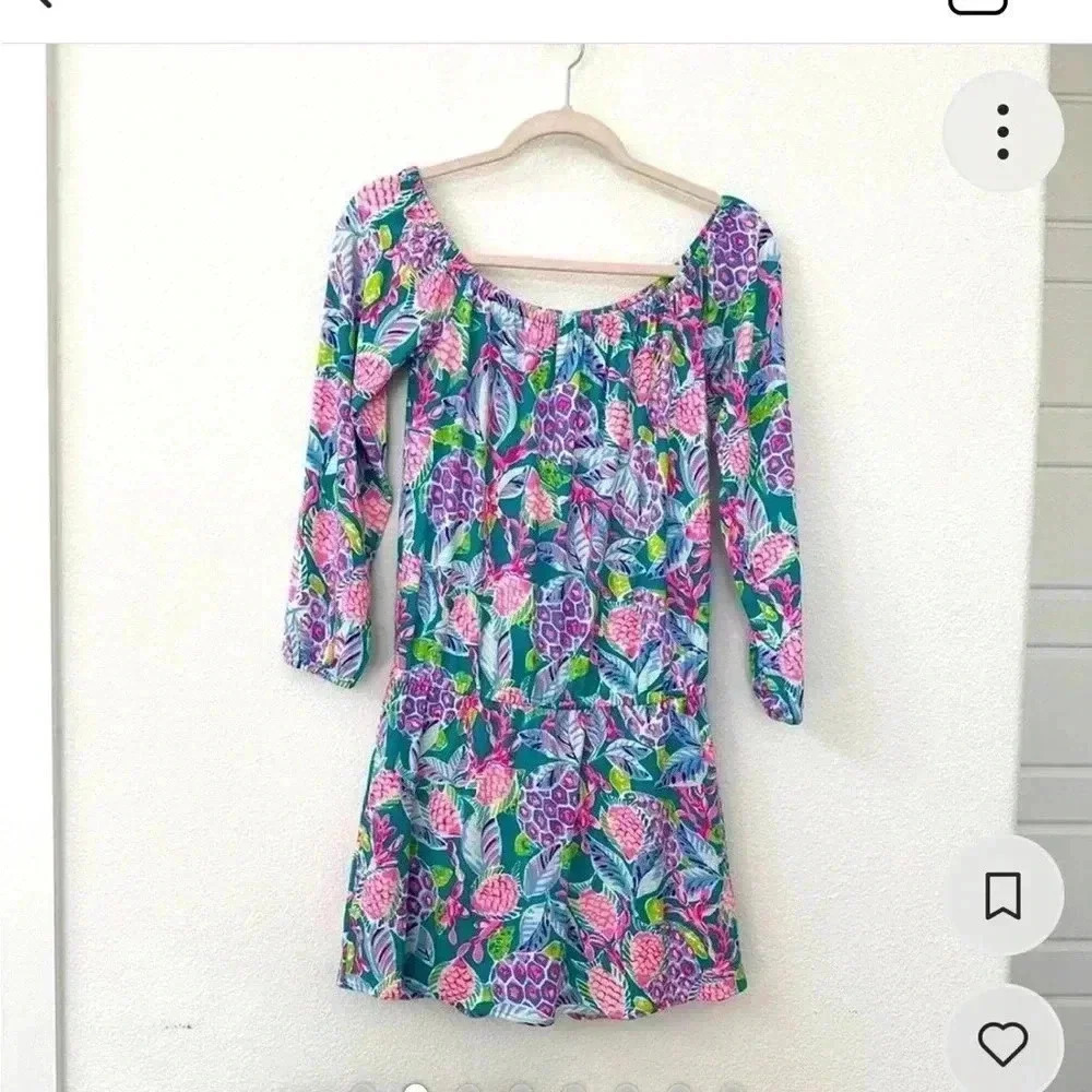 Lilly Pulitzer Lana Skort Romper - Off Shoulder, Size S